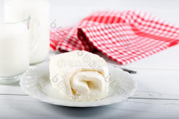 凝结的乳霜黄油乳霜为土耳其的早餐