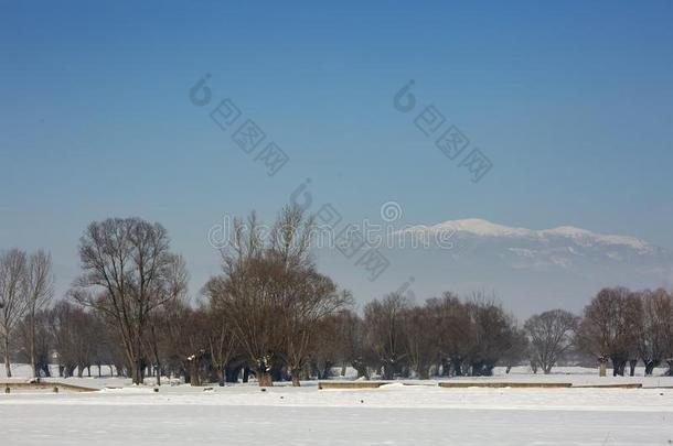 博卢/火鸡,冬<strong>雪季</strong>节风景.旅行观念辐透