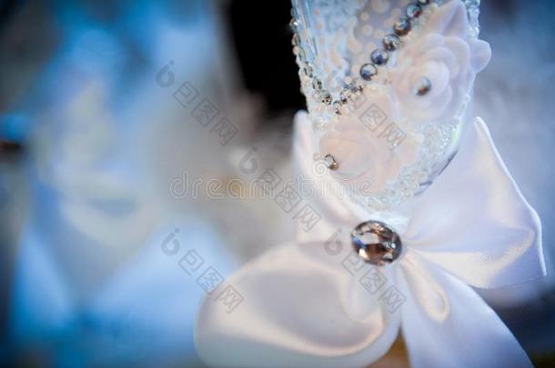 婚礼装饰在典礼,美丽的布置,婚礼弓形.