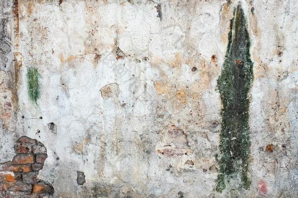 有裂缝的具体的酿酒的墙背景,老的砖墙