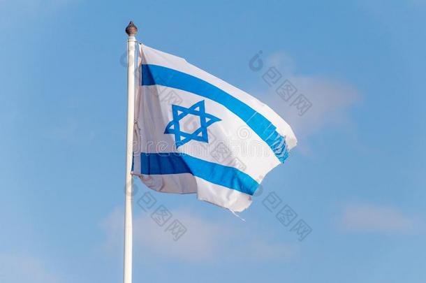 旗关于以色列向<strong>旗杆</strong>波浪状的采用指已提到的人w采用d