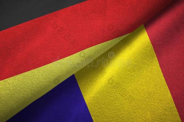 德国和<strong>罗马</strong>尼亚两个<strong>旗</strong>纺织品布,织物质地