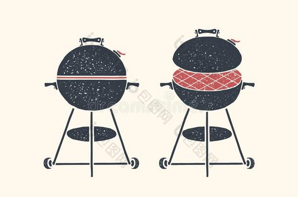 烤架,烧烤.海报烤架吃烤烧肉的野餐,烤架,烧烤工具