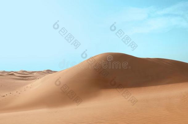 美丽的风景关于沙的沙漠