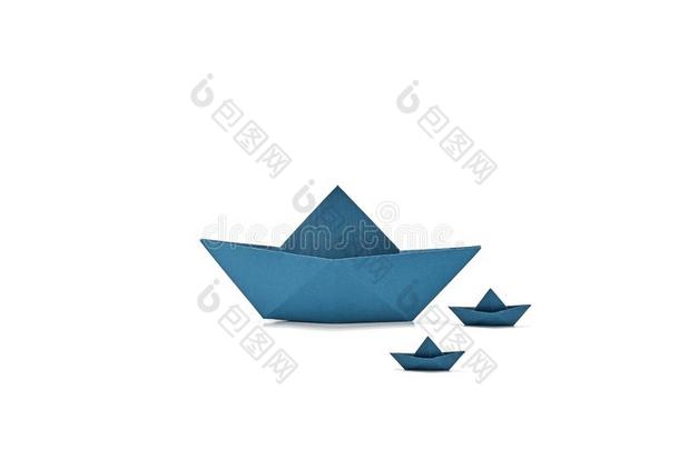 折纸手工小船,不固定的小船,帆船运动船,纸小船,num.三