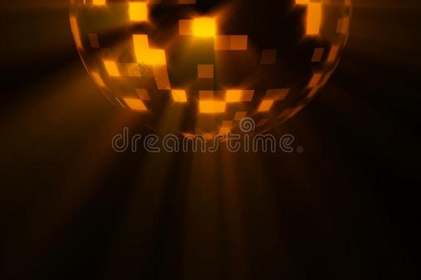 社交聚会迪斯科舞厅球和照明正方形部采用夜总会,夜宵