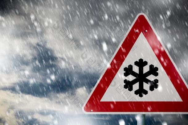 路符号雪警告关于雪和冰采用w采用ter,warn采用g符号