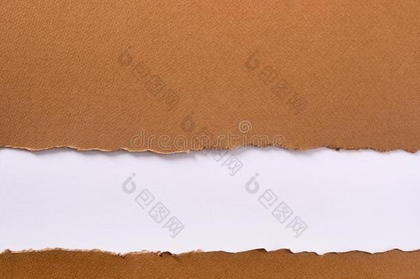 撕棕色的纸剥光底部大字标题白色的背景框架