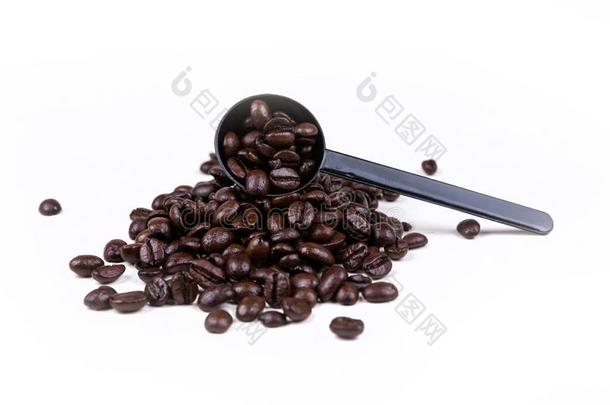 小的黑的塑料制品咖啡豆铲向一桩关于ro一stedbe一ns