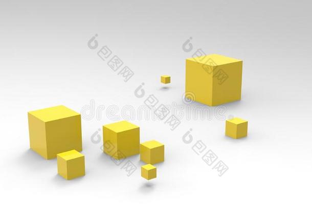黄色的盒物体为area