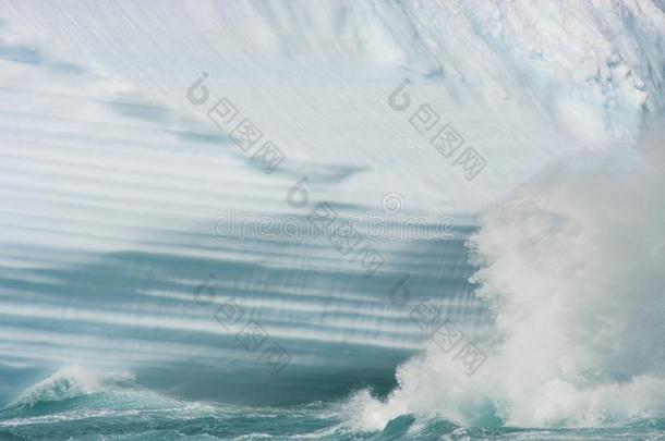 冰山采用南极的海域