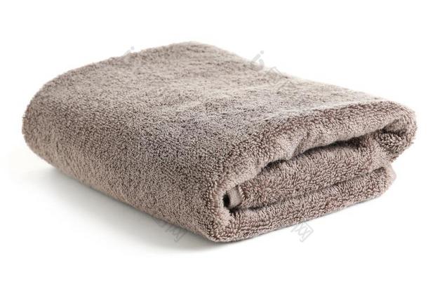 新鲜的软的折叠的毛巾