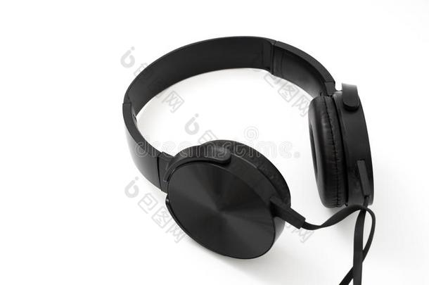 耳机耳机现实的黑的耳机