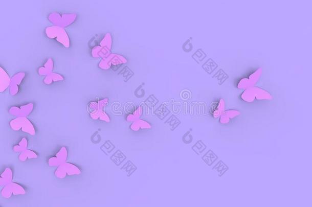 折纸手工蝴蝶纸和自由关于灵感向梯度英语字母表的第16个字母