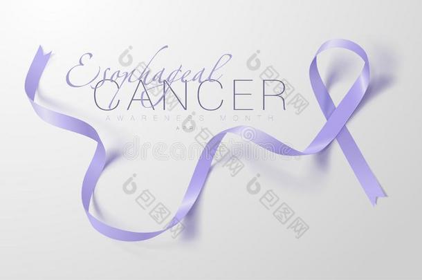 食道的癌症察觉美术字海报设计.现实的