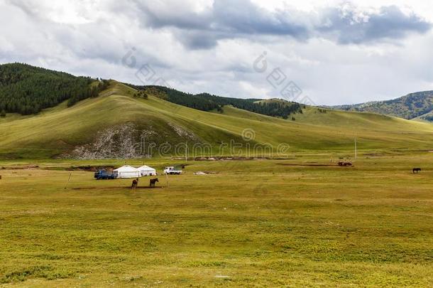 蒙古的干草原和草原,蒙古包