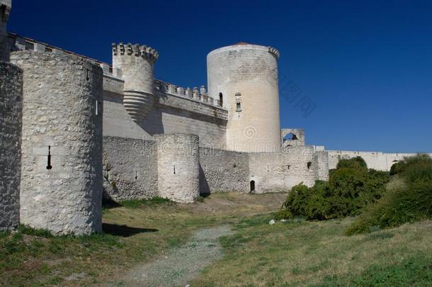 尖晶石城堡-塔和墙.橄榄<strong>香皂</strong>和利昂.西班牙