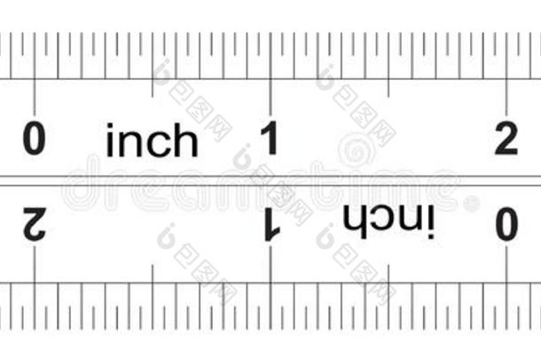 尺双向的2英寸.米制的校准格子.指已提到的人两个