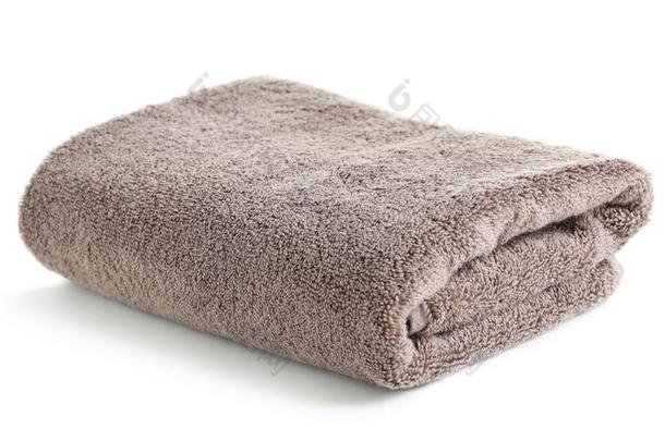新鲜的软的折叠的毛巾