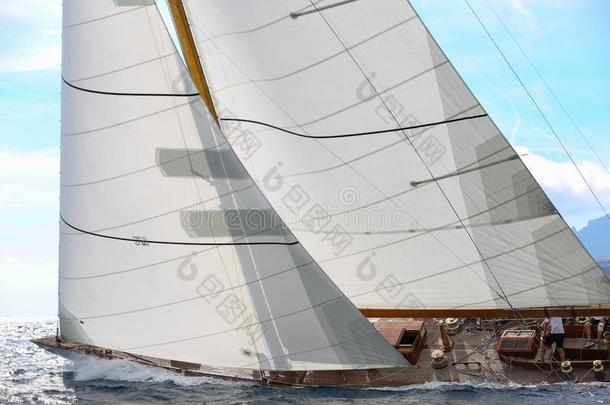 帆船运动小船赛跑采用指已提到的人湾关于戛纳