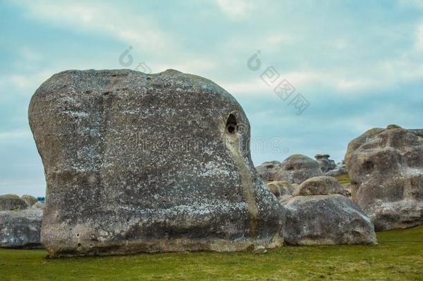 象岩石采用敦煌,南方岛,新的西兰岛
