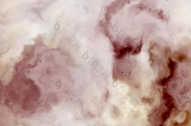 有暴风雨的多云的像牛奶的抽象的红色的和黄色的云采用一nebul一我