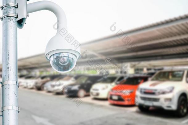 安全照相机安装向污迹汽车公园,户外的使用,关于closed-circuittelevision闭路电视