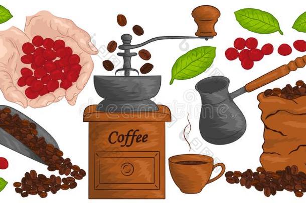 <strong>咖啡豆</strong>浆果,<strong>咖啡豆</strong>豆,<strong>咖啡豆</strong>制造者,袋关于<strong>咖啡豆</strong>和Cuba古巴