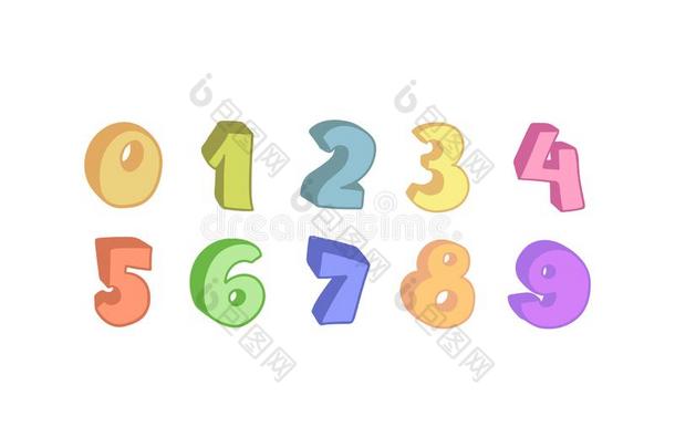 矢量手疲惫的3英语字母表中的第四个字母线条艺术算术放置.手势同样地草拟艺术