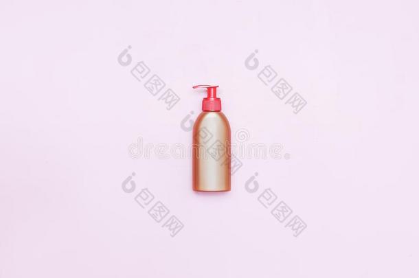塑料制品瓶子盛况和化妆品液体,肥皂或洗发剂,凝胶.