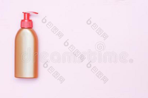塑料制品瓶子盛况和化妆品液体,肥皂或洗发剂,凝胶.