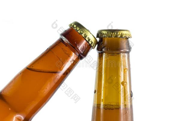 啤<strong>酒瓶子</strong>颈和金属盖