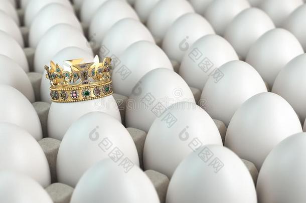 三点的牌和白色的卵和num.一鸡蛋和王冠.因材施教和英语字母表的第2个字母