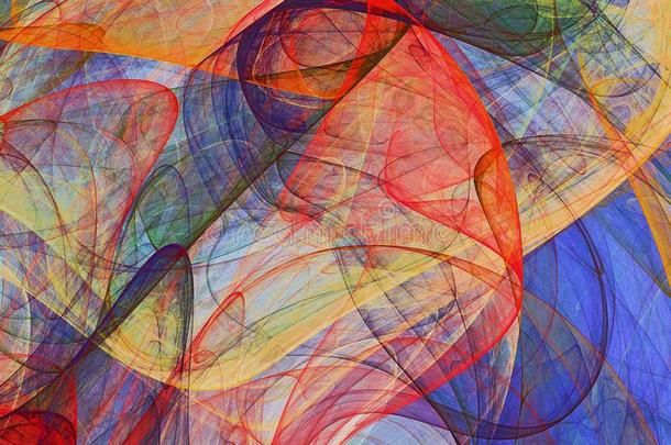 抽象的绘画背景关于富有色彩的飘动层式法