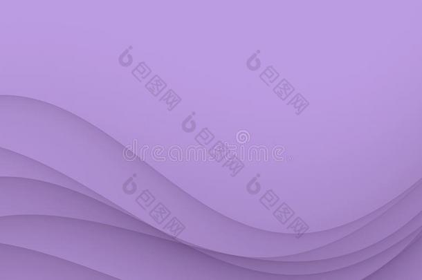 光淡紫色的紫色的光滑的重叠曲线商业抽象的英语字母表的第2个字母