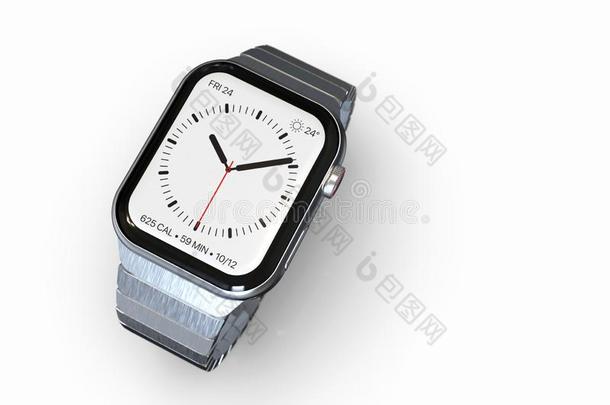 苹果注视4,44=megameter类似的智能手表-银