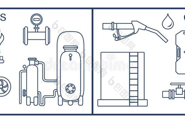 油,气体工业设备.取出,贮存