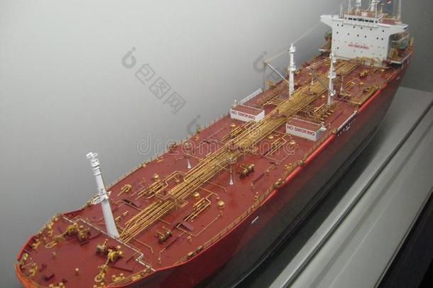 大的模型船采用商行含锡砾石下的无矿基岩海的博物馆