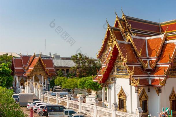著名的庙采用扇形棕榈细纤维,泰国或高棉的佛教寺或僧院拉查布拉纳,扇形棕榈细纤维,泰国