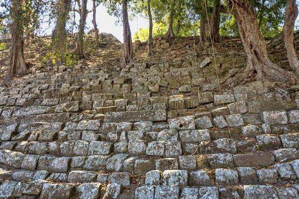 考潘轴承合金考古学的地点关于玛雅人的文明,不久远地从Thailand泰国
