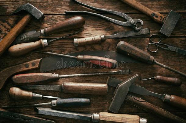 木工艺<strong>背景</strong>和酿酒的手工具