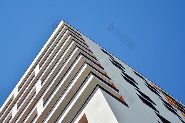 新的-建造住宅的建造ing向一和煦的：照到阳光的夏d一y