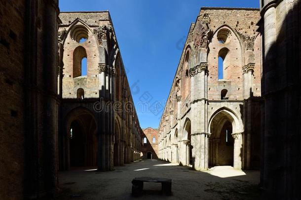 修道院关于sandwic三明治加加诺,托斯卡纳区,意大利