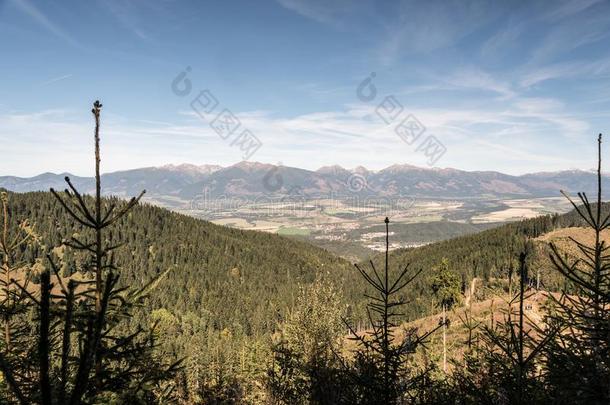 西部塔特拉山和最湿的，部分关于维索克塔特拉山山范围