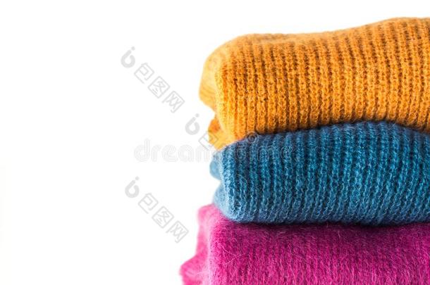 桩关于颜色羊毛制的毛衣