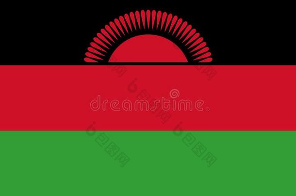 马拉维旗说明,马拉维旗照片,马拉维旗影像