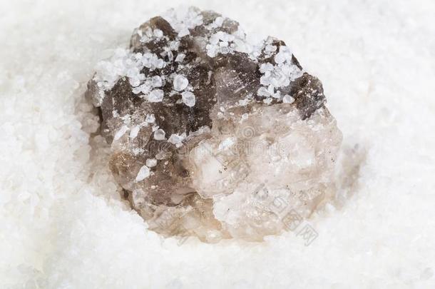生的自然的岩盐矿物采用gra采用ed岩石盐