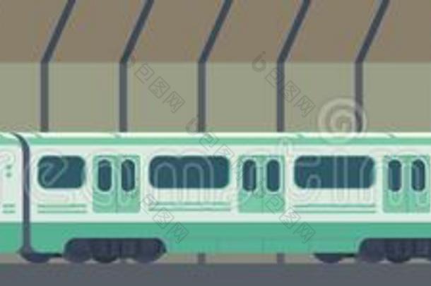 帕桑格现代的电的高的-速度火车.铁路地铁或我