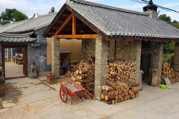 老的建筑物.建水,云南云南,中国