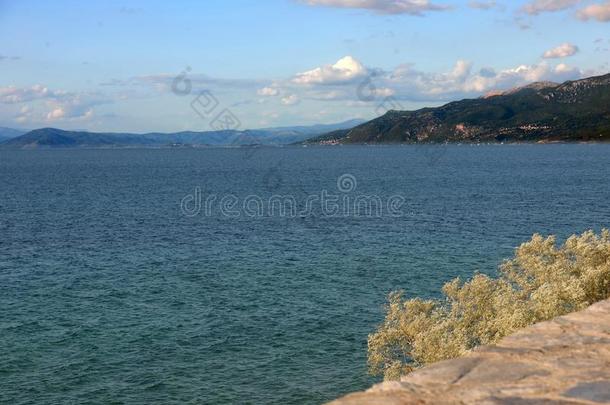 奥赫里德湖马其顿王国风景夏季节